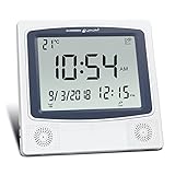 AL-HARAMEEN HA-4009 (Gray) Azan Clock,Muslim Prayer Times Alfajr azan Clock/Multifunctional Clock/Decorative Clock/Mosque Clock
