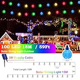Zoom IMG-1 catena luminosa esterno solare 100led Zoom IMG-1 catena luminosa esterno solare 100led