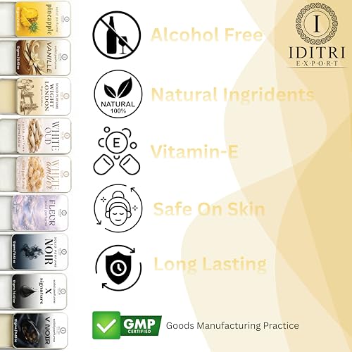 Image of Solid Perfume |pineapple&Cool Epic Alcohol Free Wax Perfume Balm, Long Lasting | Pocket Tin 12g, Pack Of 2| Non Greasy Smooth Glide, Travel Friendly Unisex Gifts He Or Her