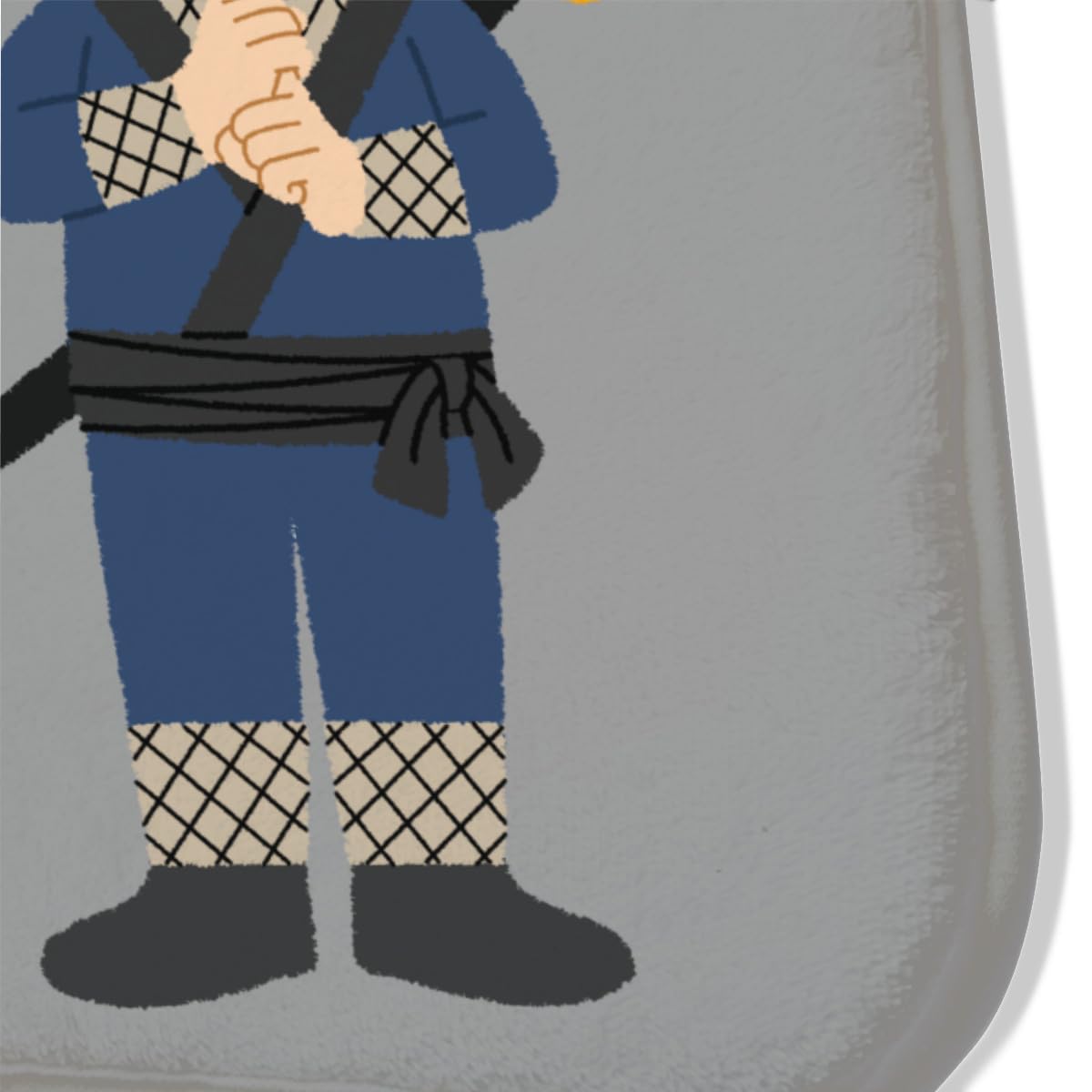 Amazon｜カーペット 忍者 日本の侍 戦士 武器剣 ラグマット 100×150cm 