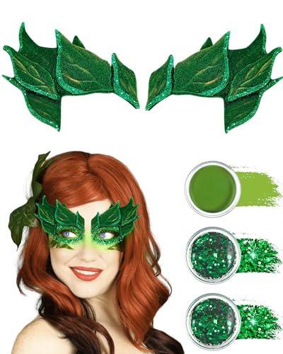 WinnerWhy Green Leaf Costume 2026 Female Villain Costumes for Women Lethal Halloween Costume Jungle...