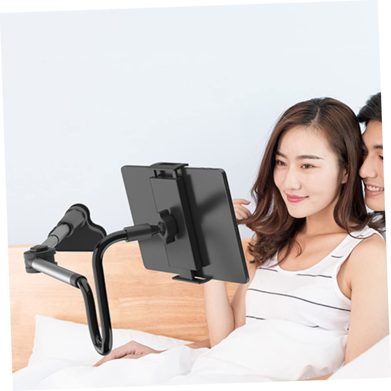 Support de Téléphone Portable à Col Flexible Noir Réglable