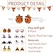 KASFREE Plastic Earrings for Sensitive Ears Pumpkin Studs Halloween Earrings for Women (Set 5)