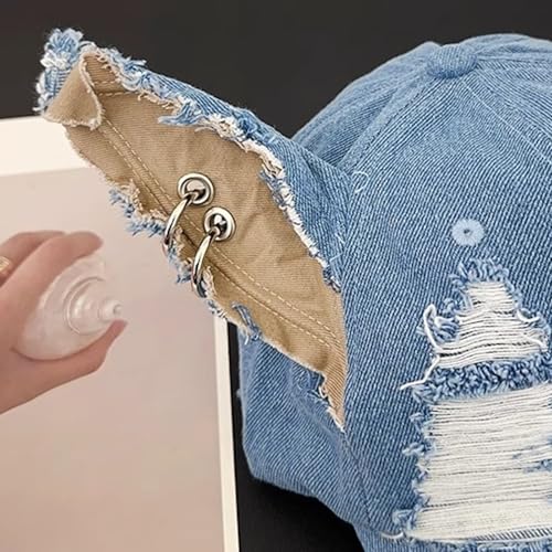 Gorra de béisbol de los años 2000 para mujer: sombrero de sol transpirable y ajustable Y2K 5