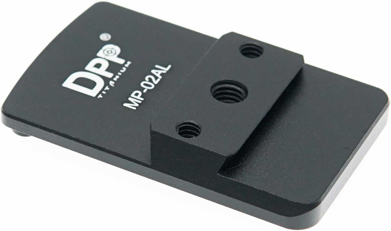 DPP Titanium Rear Sight Dovetail Red Dot Mount Compatible with Smith & Wesson M&P TrijiconRMR/SRO&Holosun 407C/507C/508T