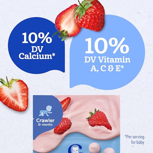 Image of Gerber Stage 3 Strawberry Yogurt Melts, 1 Oz, 7 Pack