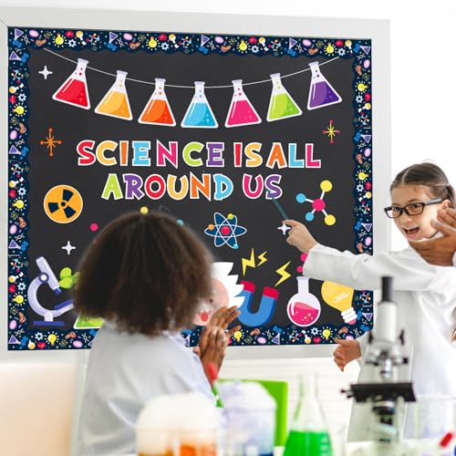 Décoration de tableau d'affichage scientifique robuste et esthétique pour école - 4