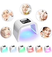 7 Couleurs Photon LED Lumière Thérapie Visage Masque Thérapie Soins de la Peau PDT Photon Luminothérapie Ges...