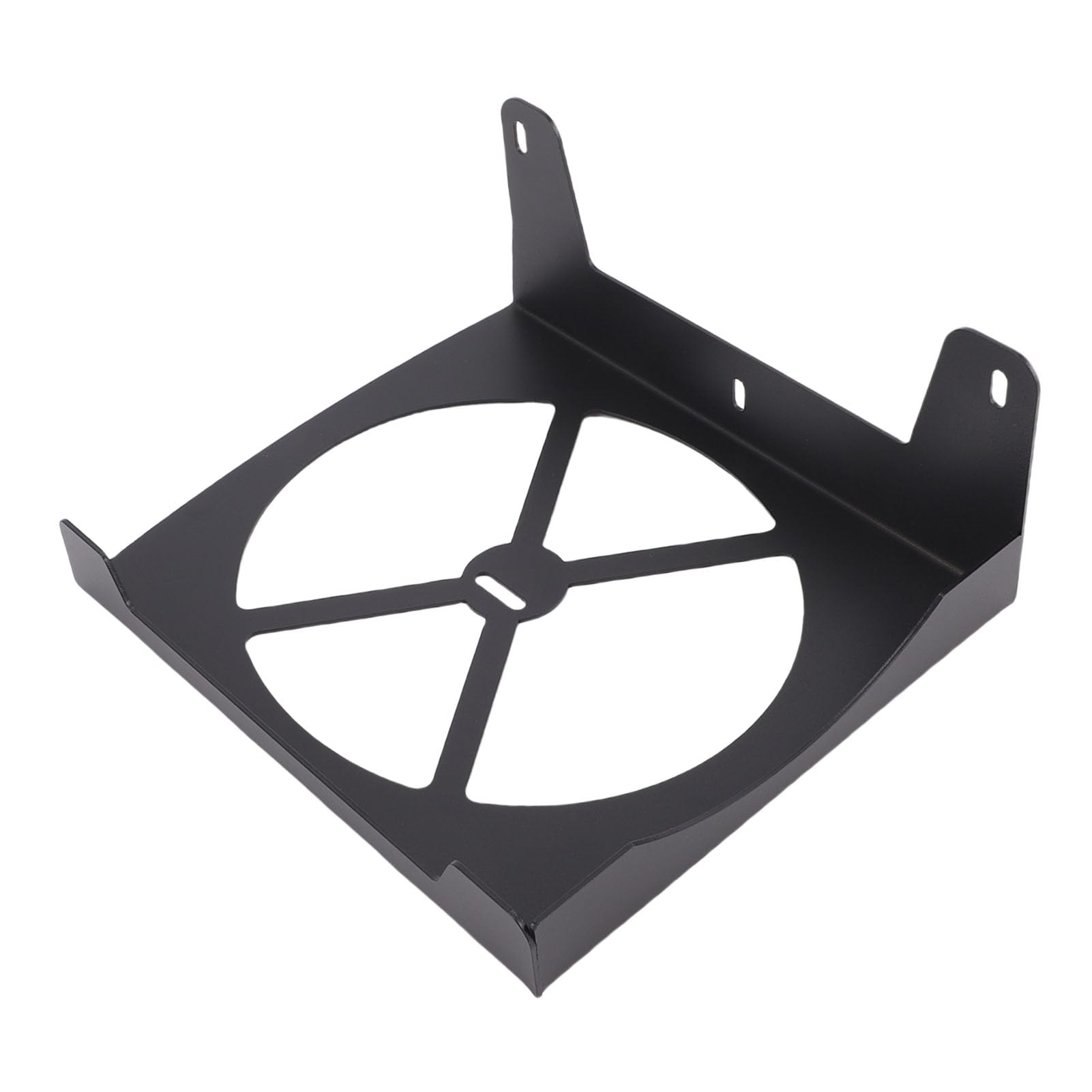 VELATEMOR Soporte de Metal para Consola Debajo del Escritorio, Ventilación Eficiente, Soporte Horizontal Delgado para Configuración de Juegos