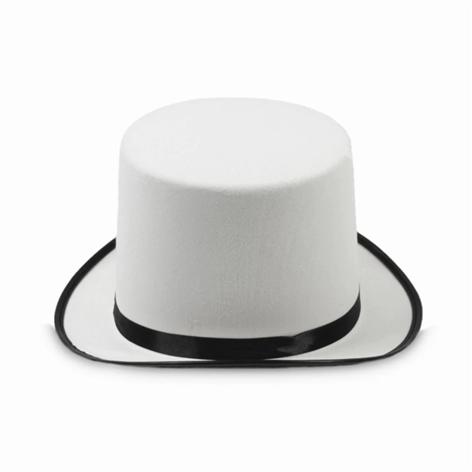 Cappello a Cilindro Cappello a Cilindro da Mago Cappello a Cilindro Bianco Cappello da Mago eseguito Spettacoli teatrali Cappello a Bombetta Costume in Maschera