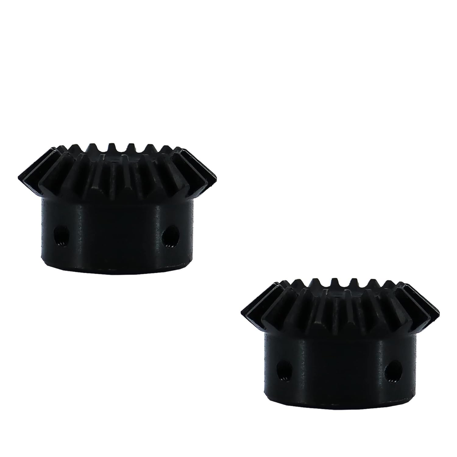 2pcs 8-19mm Inner Hole Bevel Gears M5 2 Module 20 Teeth 90 Degree Steel Gears for Mechanical Transmission(16mm with Key 5 20 Teeth)