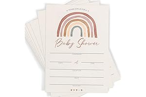 Showcasing Enchanting Rainbow Baby Shower Invitations: A Journey of Joy and Celebration