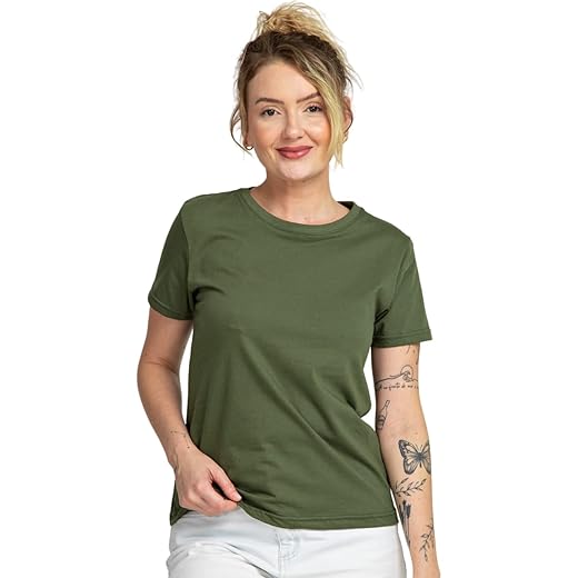 Camiseta Feminina de Algodão Premium Comfort, Universo Básico