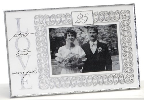 Cadre photo 25ème anniversaire de mariage pour célébrer 25 ans d'amour partagé