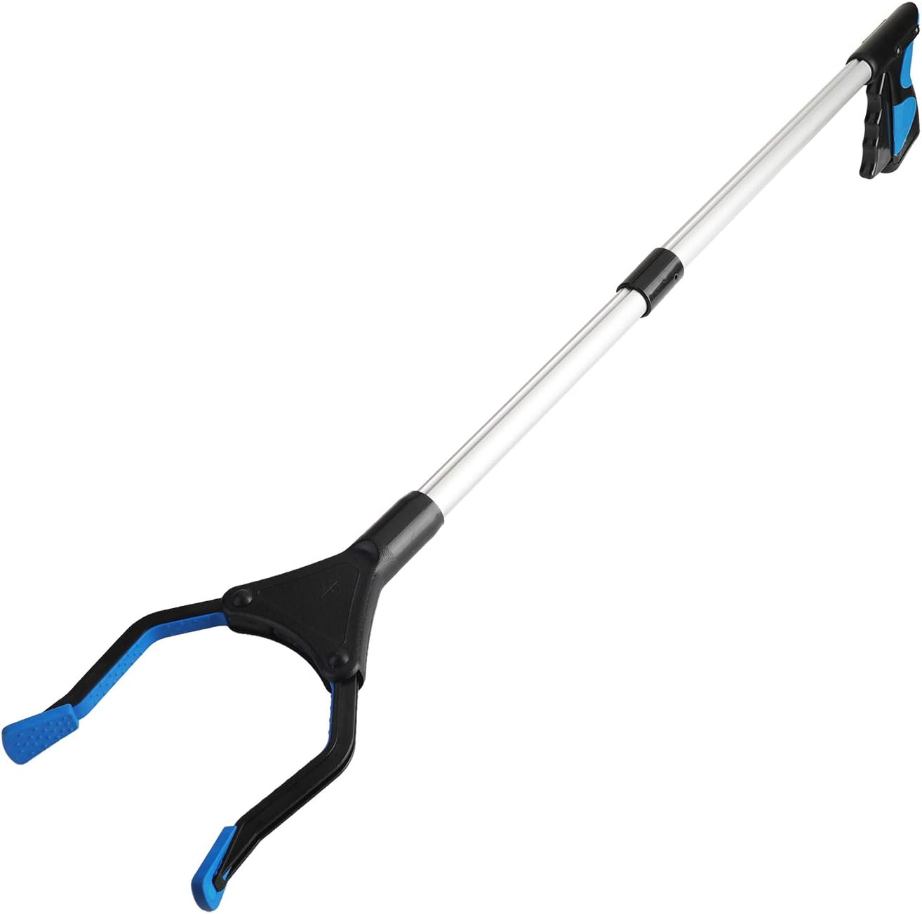 Tiyahomey Grabber Reacher Tool,32 Inches Foldable Grabber Tool for Elderly,Reacher Grabber,Lightweight Mobility Aid,Litter Picker,Garden Grabber, Arm Extension, Extender Gripper Tool (Blue, 1 Pack)