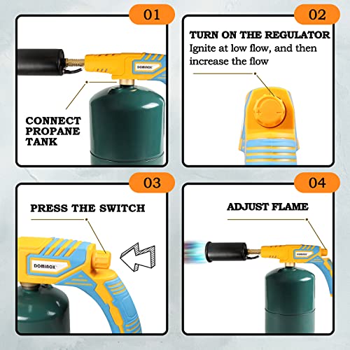 Powerful Creme Brulee Torch, Kitchen Cooking Torch, Charcoal Torch - Food Torch For Cooking - Culinary Torch,Outdoor Cooking Torch For Bbq Searing Steak (Tank Not Included) #TOP3