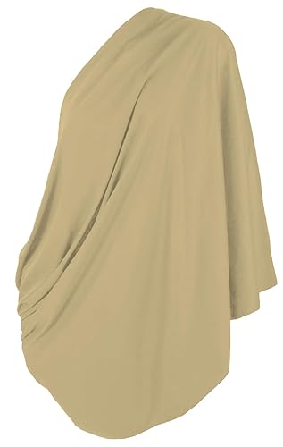 Miniatura 12 de Paquete de 3 fundas de lactancia para lactancia materna, bufanda suave infinita, chal para cubrir la privacidad, envoltura de lactancia ligera y