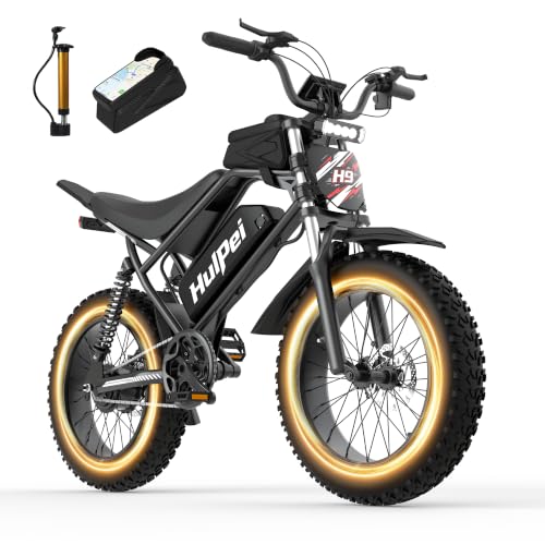 H9 Electric Bike for Adults, 1500W Peak Motor E-Bike,20" Fat Tire image 2