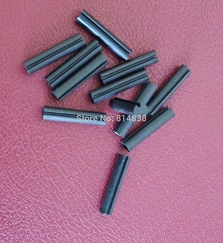 Ochoos 4x19 Dia. 4mm L = 19mm Black LED Spacer Support Hood PCB Board Mount Hardware