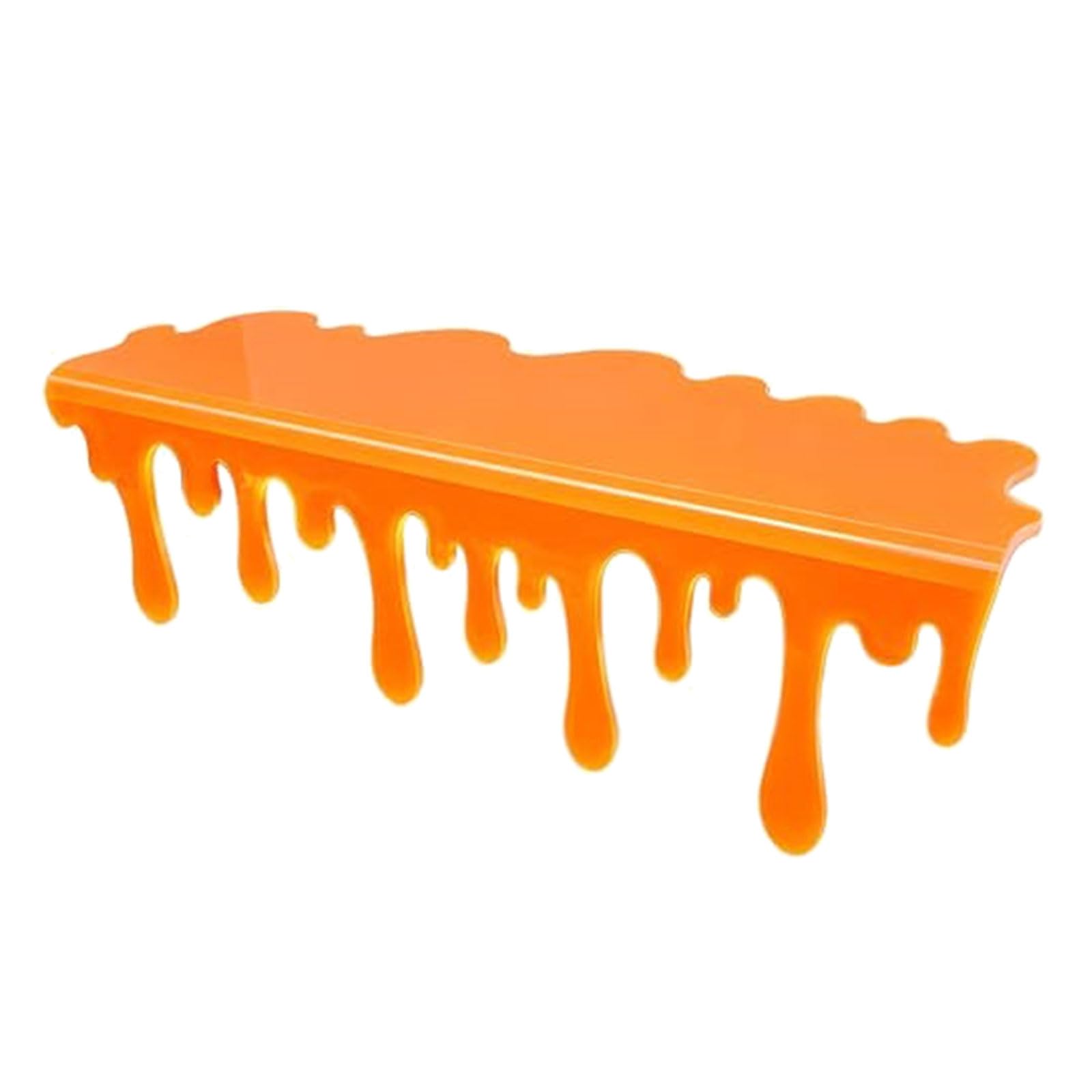YUGSHNKFC Wall Shelf, Fluorescent Drip Hanging Storage Shelve Decorative Floating Shelves Living Room, Game Room, Bedroom Wall Decors Mounted Floating Shelf