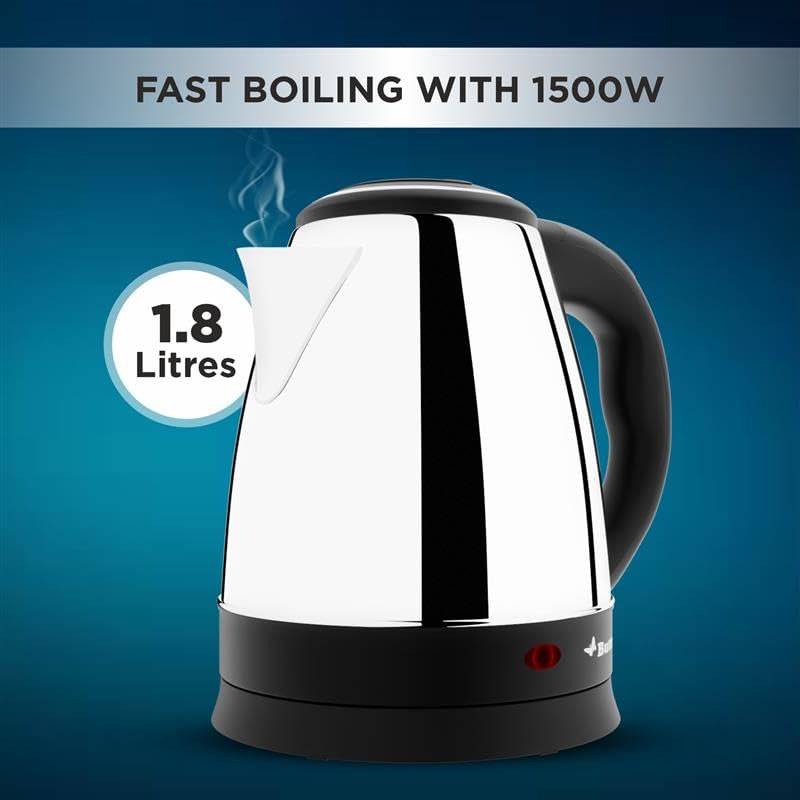 Image of Butterfly EKN 1.8L 1500 Watt Electric Water Kettle (Stainless Steel)
