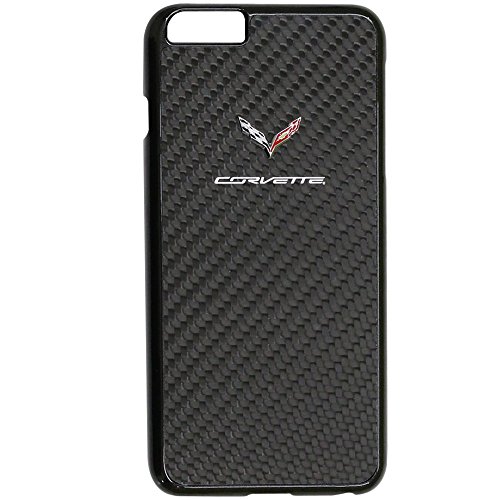 Corvette Central Hard Case - Black Color, Real Carbon Fiber Finish. Iphone 6/6S #TOP13