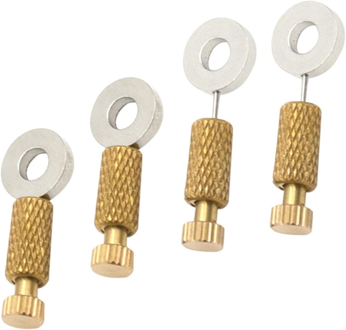 SEWACC 4pcs Leather Craft Locking Pins for Fixed Sewing Positioning DIY Tools for Handmade Leather Stitching and Practical Needles for Craft Supplies and Upholstery