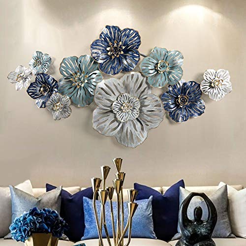 Decoración de pared de hierro tridimensional para salón y restaurante MU