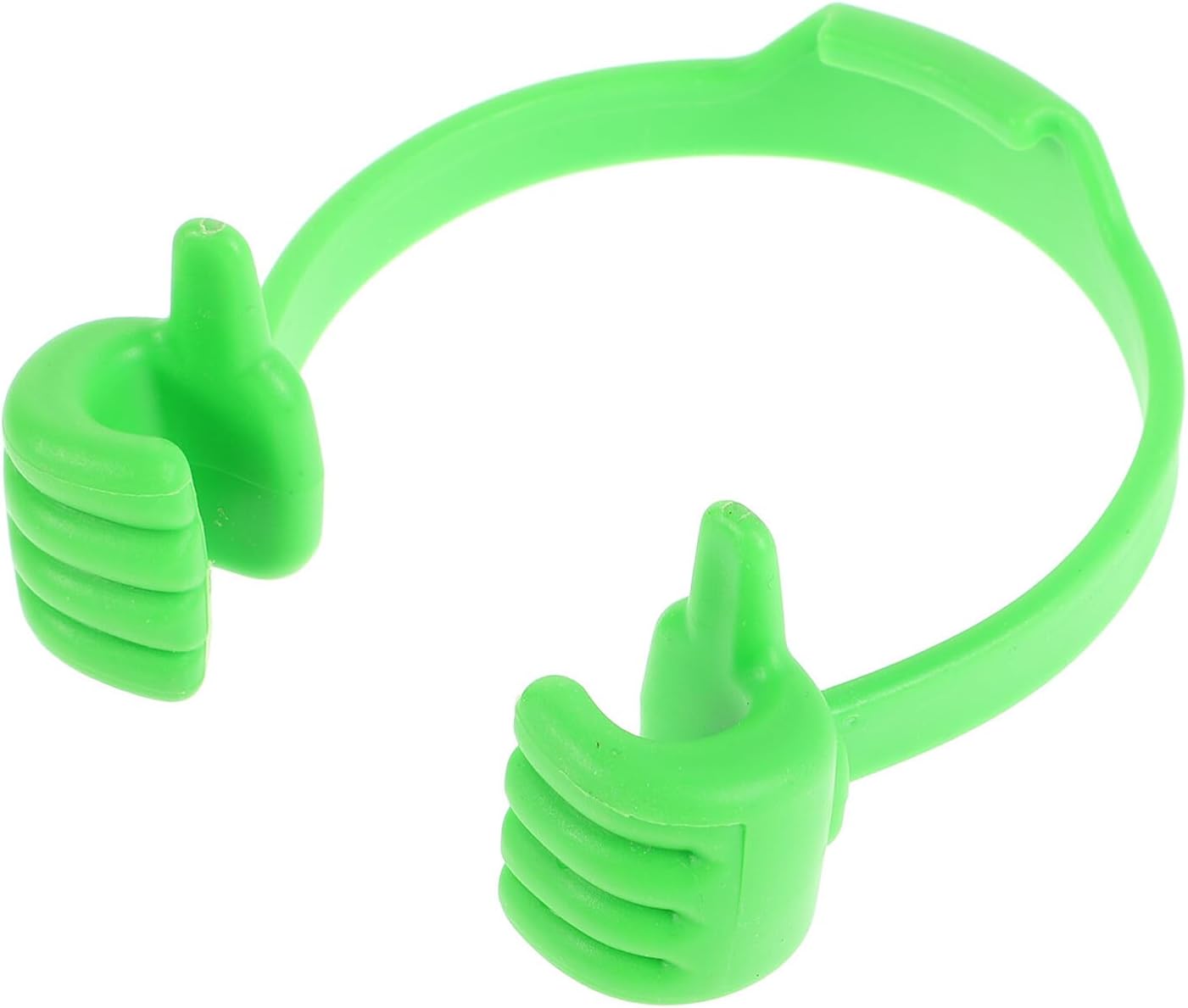 Finger Gesture Phone Stand Portable Desktop Holder for Smartphones and Tablets, Compact Lazy Finger Phone Gadget in Green OPP Bag for Office Home Travel