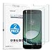 OMOTON Moto Z Play Droid Screen Protector [2 PACK]- [9H Hardness] [Crystal Clear] [Bubble Free] Tempered Glass Screen Protector for Motorola Moto Z Play Droid 5.5 Inch(2016)