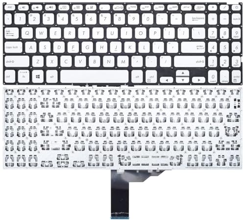Image of WISTAR Laptop Keyboard for Asus Vivobook 15 F512 F512DA F512JA F512FA F512UA, Vivobook X512 X512FA X512DA X512UA Series Laptop Sliver US Layout
