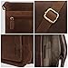LEABAGS London Leather Shoulder Bag I Laptop bag up to 13 inches I Messenger Bag in genuine buffalo leather with vintage look I Shoulder bag I Work bag I 10x3x12inches
