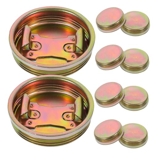 Homoyoyo 10pcs Bung Caps for Oil Drums Oil Drum Seal Caps for Leak Storage and Transport Sturdy Sealing Covers for Chemical Industry and More