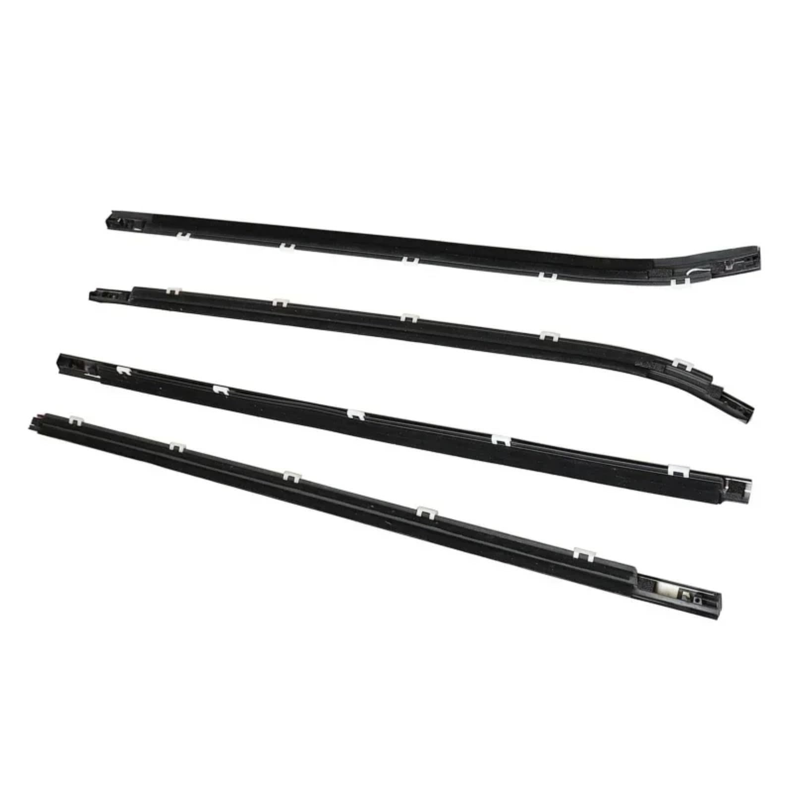 Car Weather Stripping Compatible with Hyundai for I30 2008-2011 4pcs Car Window Weather Pressure Belt Trim Sealing Strip