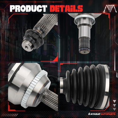 MAYASAF 66-5218 Front Driver Side CV Axle Shaft Assembly Compatible For Toyota Corolla 2003 2004 2005 2006 2007 2008 L4 1.8L Automatic by MAYASAF - Used condition - Image 4