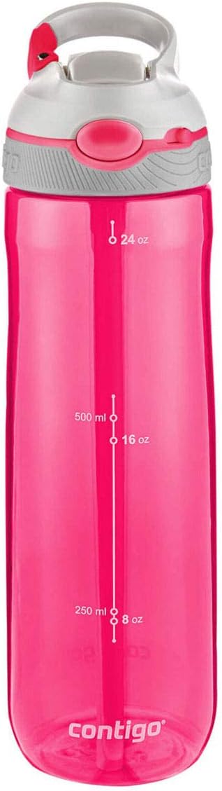 Ashland Autospout Water Bottle with Flip Straw, Large BPA Free Drinking Bottle, Sports Flask, Leakproof Gym Bottle, Dishwasher Safe, Ideal for Sports, Bike, Running, Hiking, 720 ml