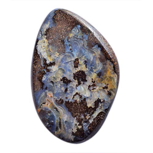 Pierre d'opale australienne Boulder cabochon 39mm pour la fabrication de bijoux artisanaux