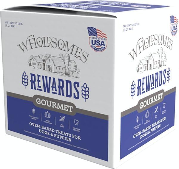 Wholesomes Gourmet Rewards Dog Treats (Peanutty Bites / 20 lb)