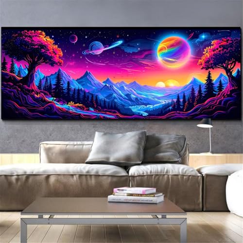 Kit diamond painting paysage lune pour sublimer votre décoration murale