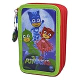 Estuche 3 pisos brillante Pj Mask - Estuche 3 Pisos Glitter (Cife Spain 41164)