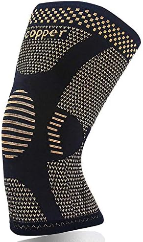 JIUFENTIAN Copper Knee Support for women and men-Compression knee brace for arthritis,knee Pain Relief, Running ,Ligament Injury Recovery,Meniscus Pain,Walking sports(2XL)