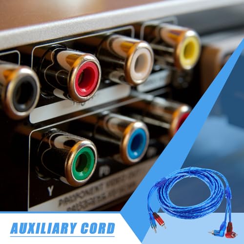 Câble audio RCA pour caisson de basses avec double blindage anti-interférence