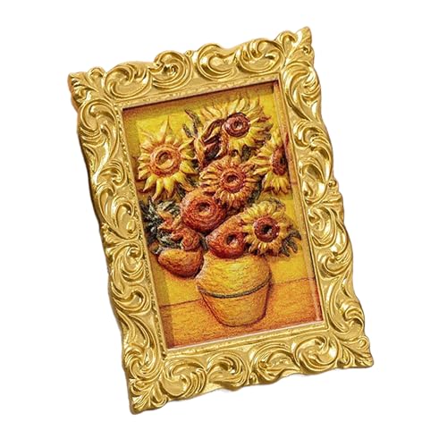 Imanes para nevera, pintura famosa de resina vintage, imanes de casillero de pintura famosa, para decoración del hogar, oficina, escuela, cocina, armario, taquilla, pizarra blanca, cumpleaños, Navidad