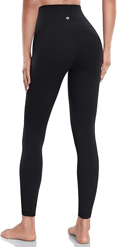 HeyNuts Pure&Plain Workout ProYoga Pro 78 - Leggings atléticos para mujer, pantalones de compresión de cintura alta con control de abdomen, 25