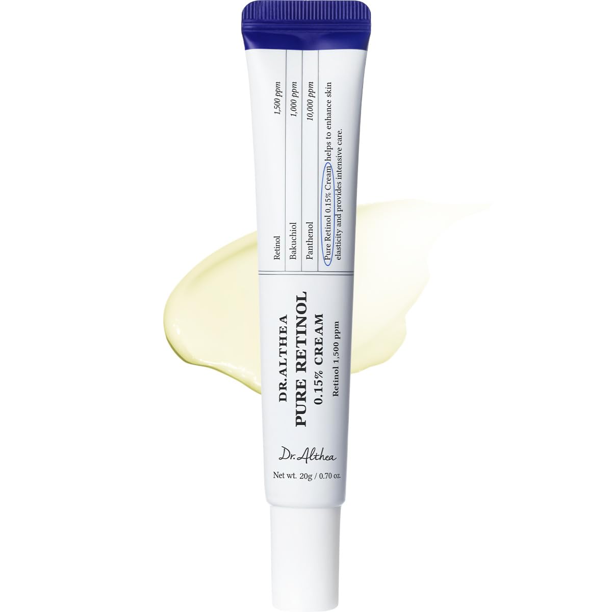 Dr.Althea Pure Retinol 0.15% Cream, Korean Skin Care, 20ml