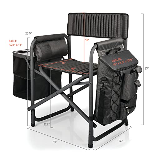 Image of Picnic TIME NFL Unisex-Adult NFL Fusion Camping Chair with Side Table and Soft Cooler, Beach Chair for Adults, Lawn Chair