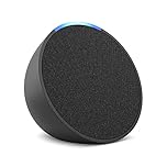 Echo Pop (Newest gen) | Full sound compact Wi-Fi and Bluetooth smart speaker with Alexa | Charcoal