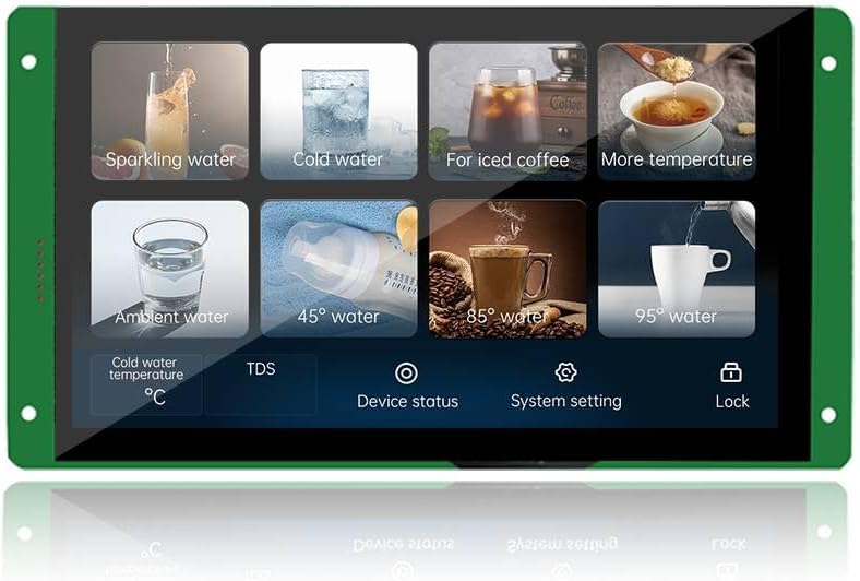 Example User Interface on DWIN DMG80480C070_03WTC Touch Screen
