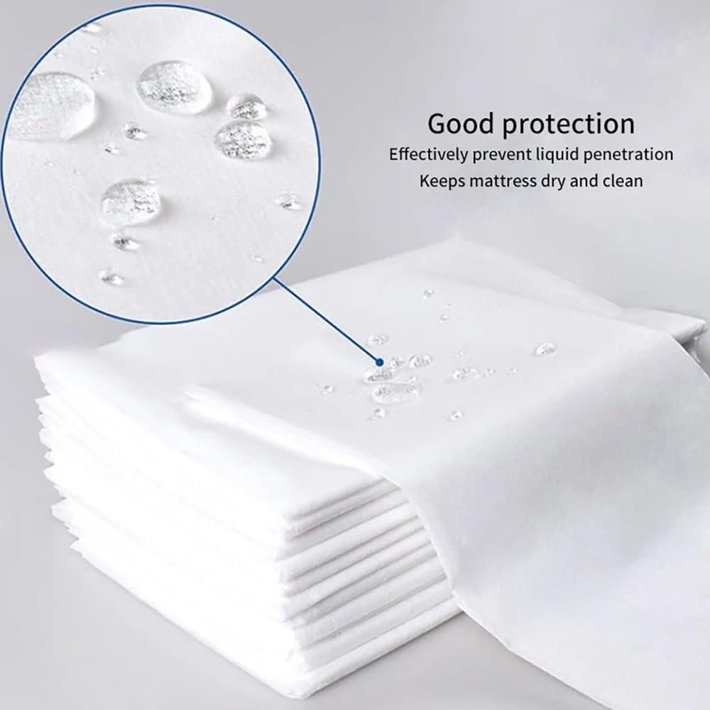 NEWFUN Sabanas Desechables Camilla Masaje，100pcs Sábanas Para Camillas No Tejidas，Sábana de Masaje Suave no Tejida，180x80cm，Adecuado Para Salones de Belleza，Spas，Masajes，Hoteles， Salones de Tatuaje