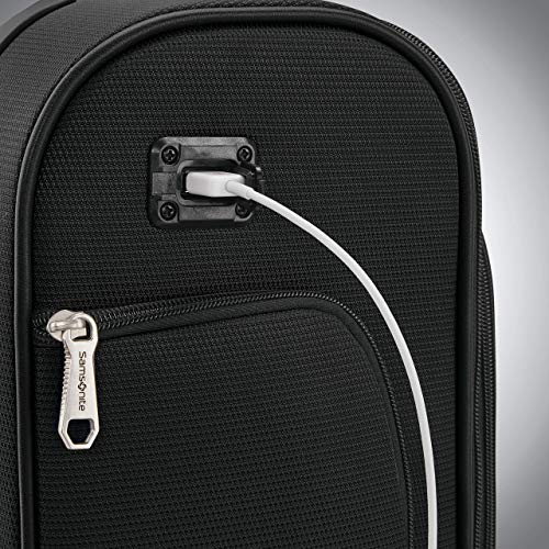 Samsonite Solyte DLX Softside Luggage, Midnight Black, Underseater4